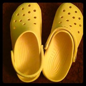 Yellow Classic Crocs NWOT